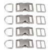 aoozleny 4 sets Buckles Hook Clip, D Dee Ring Side