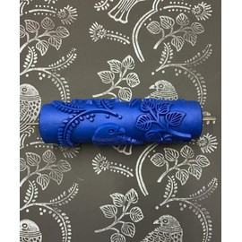 Patterned Paint Roller Decorative, 7 Inch Texture Rubber Roller with Painting Machine, Used for Home Wall Decoration