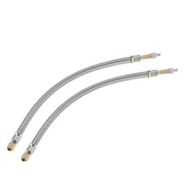 X AUTOHAUX 2pcs 310mm 12.20'' Tire Valve Stem Extension Inflator Extender Hose Universal Fit for Car Motorcycle Bicycle