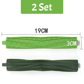 iRobot Replacement Brush Rollers Set of 2 Replacement Brushes for iRobot E I & J Series E5 E6 i7 i7+ i6 i6+ i3 i3+ i4 i4+ i8 i8 Plus J7 J7+ Rubber Brushes