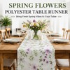 LeLehome Farmhouse Table Runner, 13 X 72 Inch Spring Summer