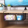SUFAUY 2-Pack Under Shelf Basket, Under Cabinet Storage Hanging Organizer