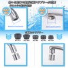 FNINIEK Faucet Shower, Water Saving, Foamer, Oscillating Shower,360 Degree Rotation,