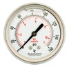 2-1/2" All Stainless Steel Oil Filled Pressure Gauge - 1/4"
