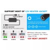 Smarkey 12V Heated Jacket Battery Step-Up Adapter Charger Cable, Type-C