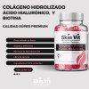 Colágeno Biotina Ácido Hialuronico Skin Vit 100 Gomitas Sabor Fresa