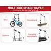 2 Pack Bike Hoist, Bike Ceiling Mount Pulley System for