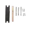 Door Lever Lock Universal Aluminium Alloy Black Door Security Latch