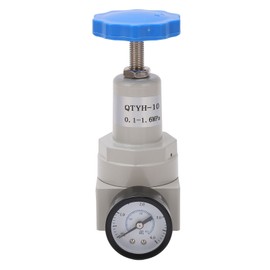 Air Pressure Regulator Automatic Relief Valve Controller Aluminium Alloy with Gauge QTYH‑10 0.1-1.6MPa