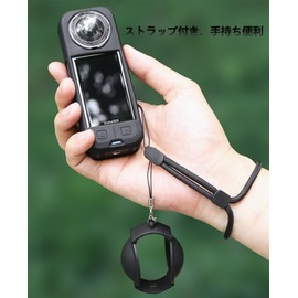 For Insta360 X4 Case Cover Insta360 X4 Accessories Shockproof TPU Waterproof Dustproof Lightweight Anti-slip Anti-Scratch Anti-Fingerprint Drop Protection Full Protection (Black)