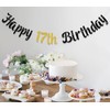 Happy 19th Birthday Banner, 19th Birthday Party Decoration, Cheer 19
