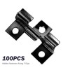 100Pcs Composite Decking Clips, Hidden Fixing Fasteners Metal Clips -