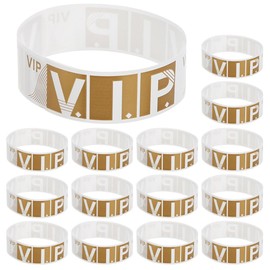 COHEALI 100 Uds Pulseras Vip Pulseras De Fiesta Para Eventos Pulseras Vip Personalizadas Pulseras Impermeables Pulseras Brazaletes Para Eventos Conciertos