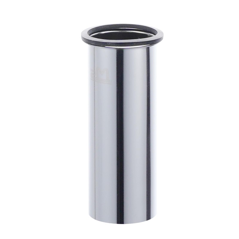 ZM Heavy-Duty Flanged Sink Tailpiece, 4 inch Length, 20GA Chrome