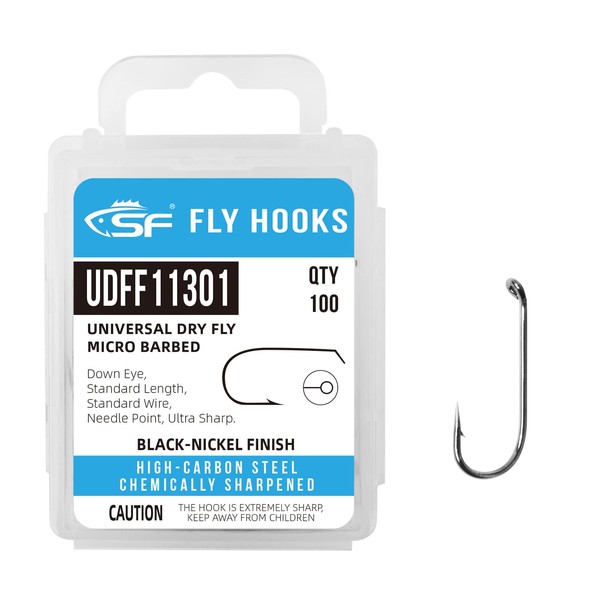 SF #16 Universal Standard Dry Fly Tying Hook Ultra Sharp