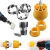 Electric Drill Compatible PVC Pipe Threader Kit with Various Die
