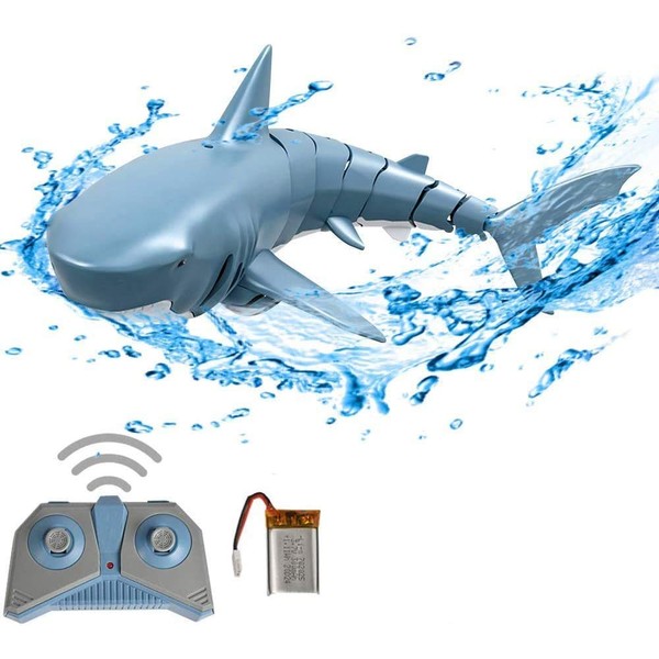 OBEST Remote Control Shark Boat Toy, 2.4GHz Electric High Simulation