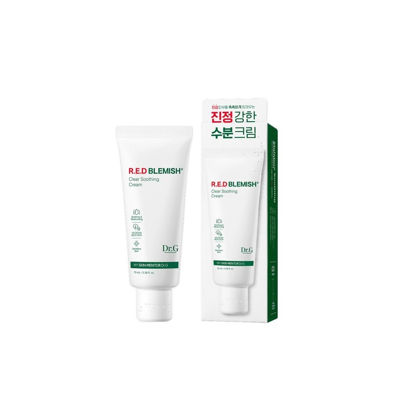 Dr.G Red Blemish Clear Soothing Cream 70mL Tube / 닥터지