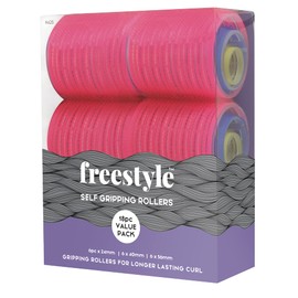 Freestyle Self Grip Rollers Value Pack, 18 count