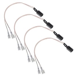 Operitacx 4pcs Car Door Speaker Wire Harness Adapter for High Pitched Plug Subwoofer Wire Replacement Non Destructive Installation Car Audio Accessory