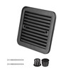 Ronyaoko Side Mount RV Fan Grille, RV Cooling Fan Shutters