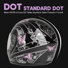 SLMOTO DOT Motorcycle Full Face Adult Helemt Pink Black Butterfly