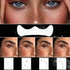 50 Assorted Glitter Freckles Face Tattoo, Glow Up Makeup Patches