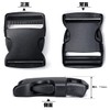 Rinimie Side Release Buckle, Insert Belt Adjustment, Plastic Buckles 8pcs