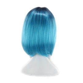 Baluue Lace Front Bob Wig for Women Short Straight Synthetic Hair Wig High Temperature Resistant Comfortable