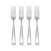 Oneida Moda Dinner Forks, Set of 4,Silver,Dinner Forks, Set of