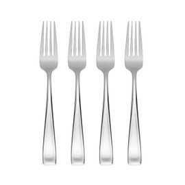 Oneida Moda Dinner Forks, Set of 4,Silver,Dinner Forks, Set of 4