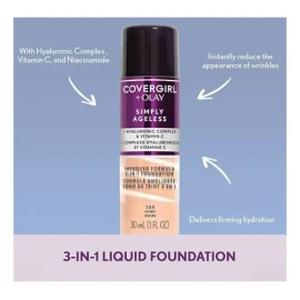 Covergirl Olay Simply Ageless 3-in-1 Liquid Foundation, Cr