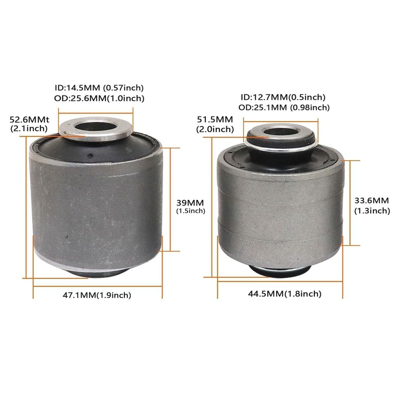 XQSMWF 6PCS Suspension Knuckle Bush Kit 5090072AD 5090095AC Compatible with