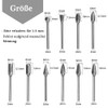 Mesee 10 Pieces Carbide Burr Set, Rotary Drill Bit Set,