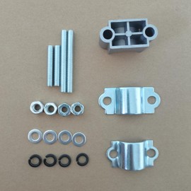 WDWLYPGM 8mm Studs Front Motor Mount Block Set (40mm) for 2 Stroke Bicycle Engine Motor kit 66cc/80cc
