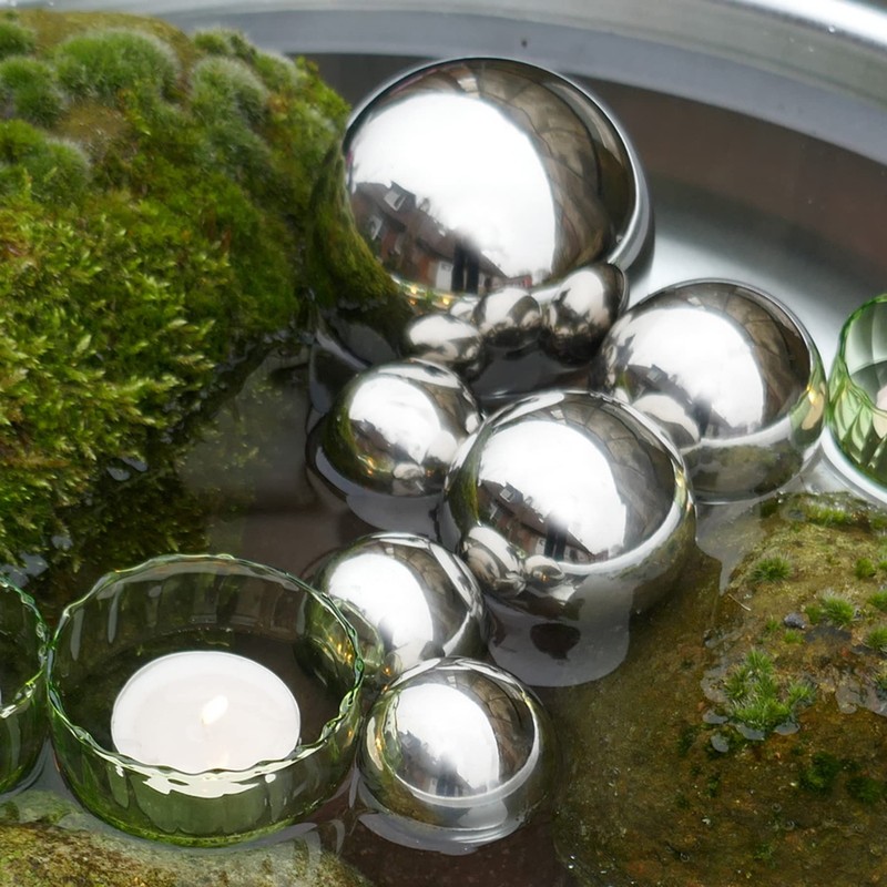 Decorative Ball – Silver Swimming Balls – Pond Ball for