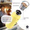 Bambaw Thermos Flask, 1 Litre, Yellow, Stainless Steel Drinking Bottle,