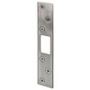 Defiant 5-7/8 in. Satin Nickel Deadbolt Strike