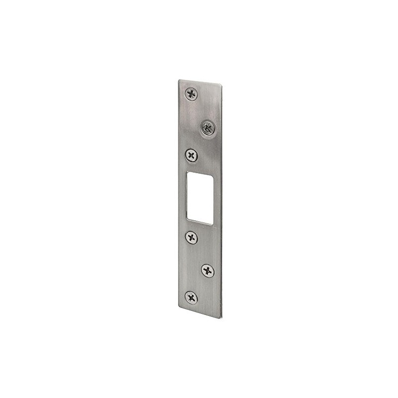 Defiant 5-7/8 in. Satin Nickel Deadbolt Strike
