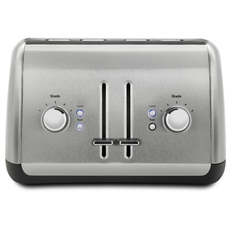 KitchenAid KMT4115SX Stainless Steel Toaster, Brushed Stainless Steel, 4 Slice