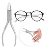 Stainless Steel Optical Eyeglasses Frame Adjusting Pliers Eye Glasses Repairing