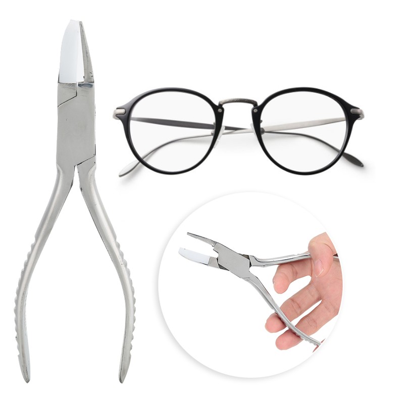 Stainless Steel Optical Eyeglasses Frame Adjusting Pliers Eye Glasses Repairing