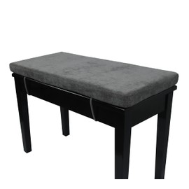 Loveboat Loveboat Washable Bench Cushion, Non-Slip Bench Pad for Shoe Storage, Window, Piano, Dining 30"x14"x2" Dark Grey