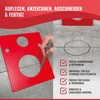 NIVILLI SCHABLONY Drilling & Marking Template Suitable for Geberit Toilet