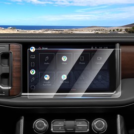 Canvcle Screen Protector for 2021-2025 GMC Yukon (Denali/Denali Ultimate), 10.2 Inch Touch Screen Protector Tempered Glass Navigation Display Screen Cover Infotainment Protective Film