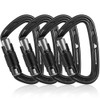 PANDENGZHE Climbing Carabiners, 25KN (5620 lbs) 3.9" Heavy Duty Carabiner