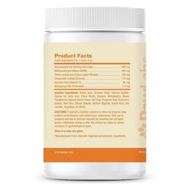 Pawlabs G-Max Joint Support for Dogs - Maximum Strength Hip & Joint Supplement with Glucosamine, Chondroitin, MSM etc - Relieves Arthritis Pain & Hip Dysplasia - Bacon Flavor, 60 Chews