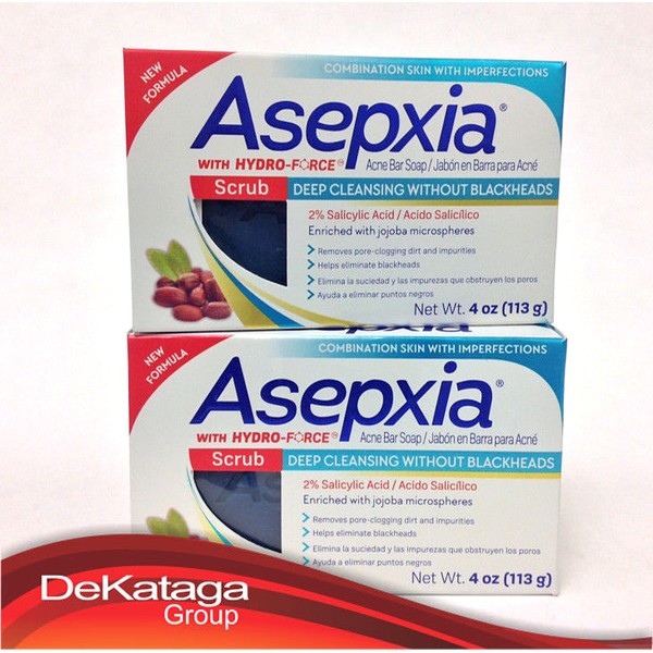 ASEPXIA 2 ASEPXIA- SCRUB CLEANSING SOAP BAR FOR ACNE 4 OZ