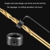 KSOPUERT Twist Drill Depth Stop Collar Set Includes 8 Adjustable
