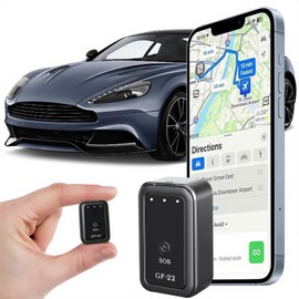 Mini GPS Tracker for Vehicles,Car GPS Tracker Portable Real Time Magnetic Tracking Device,Full Global Coverage Location Tracker for Kids,Dogs,Trucks/Person,No Subscription Required/No Monthly Fee S9